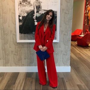 Zara Red Blazer
